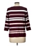 Liz Claiborne Stripes Burgundy Pullover Sweater Size L - photo 2
