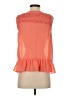 Darling 100% Polyester Orange Sleeveless Blouse Size S - photo 2