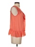 Darling 100% Polyester Orange Sleeveless Blouse Size S - photo 4