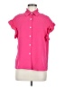 Shein Pink Short Sleeve Blouse Size 6 - photo 1