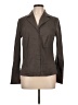 AKRIS Brown Gray Long Sleeve Button-Down Shirt Size 10 - photo 1