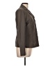 AKRIS Brown Gray Long Sleeve Button-Down Shirt Size 10 - photo 4