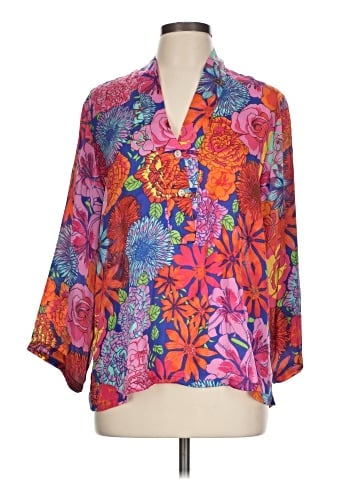 Natori 3/4 Sleeve Blouse (view 1)
