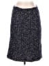 D. Exterior Tweed Blue Casual Skirt Size M - photo 1