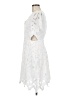 JOA 100% Polyester Chevron-herringbone White Casual Dress Size M - photo 5