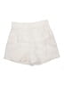 Shein 100% Polyester Houndstooth Ivory Shorts Size 6 - photo 1