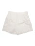 Shein 100% Polyester Houndstooth Ivory Shorts Size 6 - photo 2