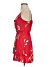 Express 100% Rayon Tropical Red Cocktail Dress Size XS - photo 5