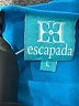 Escapada 100% Rayon Blue 3/4 Sleeve Blouse Size L - photo 7