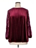 BLOOMCHIC Burgundy 3/4 Sleeve Blouse Size 14 - 16 - photo 1