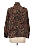 BonWorth 100% Polyester Paisley Brown Long Sleeve Blouse Size L (petite) - photo 2