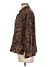 BonWorth 100% Polyester Paisley Brown Long Sleeve Blouse Size L (petite) - photo 5