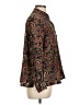 BonWorth 100% Polyester Paisley Brown Long Sleeve Blouse Size L (petite) - photo 4