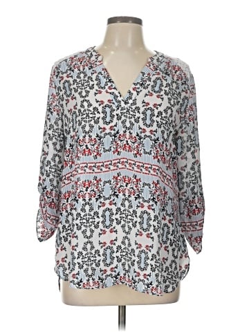 New Directions 3/4 Sleeve Blouse (view 1)