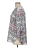 New Directions 100% Polyester Gray 3/4 Sleeve Blouse Size L - photo 5