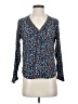 Hinge 100% Rayon Blue Long Sleeve Blouse Size XS - photo 1