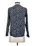 Hinge 100% Rayon Blue Long Sleeve Blouse Size XS - photo 2