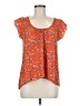 Mauve Orange Short Sleeve Blouse Size M - photo 1