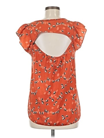 Mauve Short Sleeve Blouse (view 2)