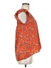 Mauve Orange Short Sleeve Blouse Size M - photo 4