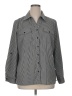 Elementz Stripes Gray Long Sleeve Button-Down Shirt Size XL - photo 1