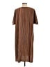 Shein Curve 100% Polyester Print Brown Casual Dress Size 12 Plus (0) - photo 2
