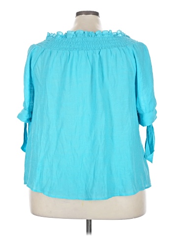 Unique Spectrum 3/4 Sleeve Blouse (view 2)