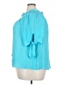 Unique Spectrum Teal 3/4 Sleeve Blouse Size 3X - photo 5