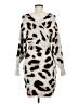 Shein Animal Print Ivory Casual Dress Size 8 - 10 - photo 2