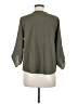 Entro 100% Polyester Green 3/4 Sleeve Blouse Size M - photo 2