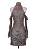 JOA Metallic Gray Cocktail Dress Size XS - photo 2