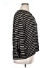 Cathy Stripes Black 3/4 Sleeve Blouse Size XL - photo 4