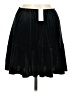 Blue Rain Solid Black Casual Skirt Size M - photo 2