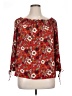 Gibson 100% Polyester Red 3/4 Sleeve Blouse Size XL - photo 1