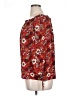 Gibson 100% Polyester Red 3/4 Sleeve Blouse Size XL - photo 5