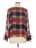 Vero Moda 100% Polyester Burgundy 3/4 Sleeve Blouse Size L - photo 1