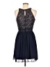 I.N. San Francisco 100% Polyester Blue Cocktail Dress Size 9 - photo 2