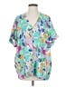 Jodifl 100% Polyester Tropical Green Kimono Size S - photo 1