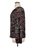 George Black Burgundy Long Sleeve Blouse Size XL - photo 5