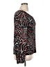 George Black Burgundy Long Sleeve Blouse Size XL - photo 4