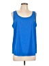 Time and Tru Blue Sleeveless Blouse Size L - photo 1