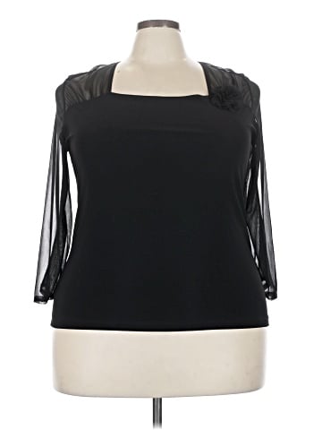 Susan Lawrence 3/4 Sleeve Top (view 1)