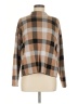 John Paul Richard Plaid Brown Turtleneck Sweater Size M - photo 1
