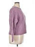 Hippie Rose Purple Pullover Sweater Size XL - photo 4