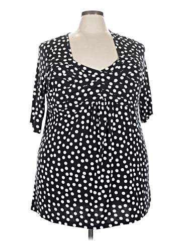 Jessica London Short Sleeve Blouse (view 1)