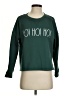 Rae Dunn Green Sweatshirt Size S - photo 1