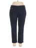 Grace Chevron-herringbone Blue Casual Pants Size 1X - photo 1
