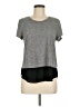 Express Gray Short Sleeve Top Size M - photo 1