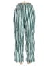 Grayson Threads 100% Cotton Stripes Green Casual Pants Size S - photo 1