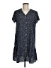 Unbranded 100% Polyester Polka Dots Blue Casual Dress Size M - photo 1